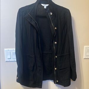 Black Women's Linen Jacket